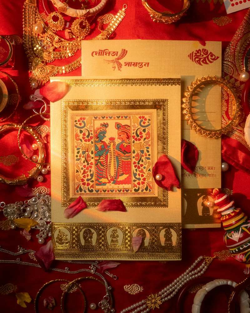 Indian wedding invitation cards